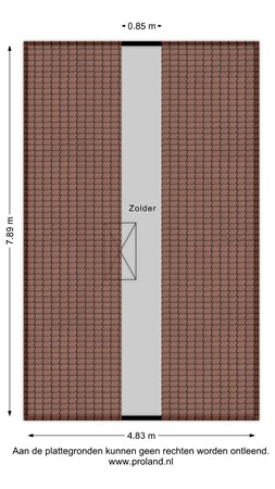 Plattegrond - A.C. Bakkerstraat 11, 9078 VZ Oudebildtzijl - Garage Verdieping.jpg